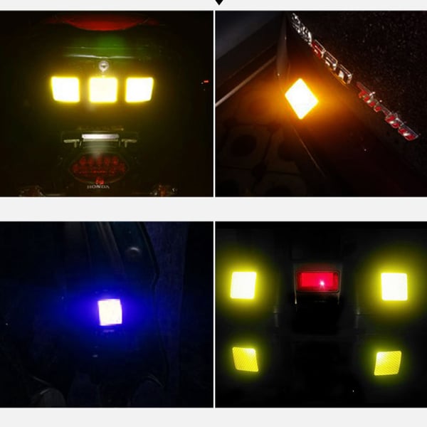 Praktiskt 5-Pack Fyrkantiga Reflex Remsor