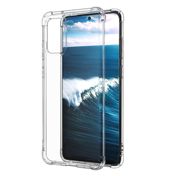 Samsung Galaxy A41 - Stötdämpande Silikonskal med Skärmskydd