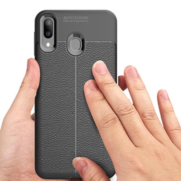 Samsung Galaxy A40 - Auto Focus Stötdämpande Silikonskal