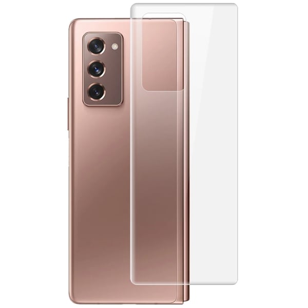 2-PACK 4-in-1 Galaxy Z Fold 2 Skärmskydd 2.5D Kameralinsskydd