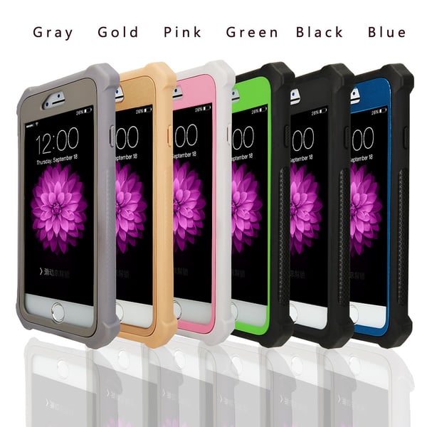 iPhone 6/6S Plus - Exklusivt EXXO Skyddsfodral med Hörnskydd