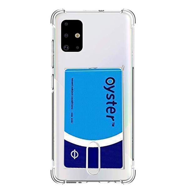 Samsung Galaxy A71 - Stöttåligt Floveme Skal med Kortfack