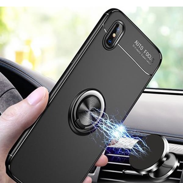 Auto Focus Skal med Ringhållare - iPhone XS MAX