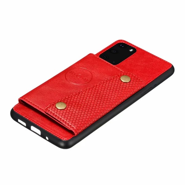 Samsung Galaxy S20 - Genomtänkt Skal med Korthållare