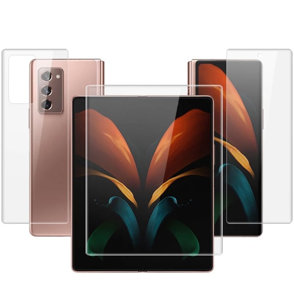 3-PACK Samsung Galaxy Z Fold 2 -Smart Hydrogel Skärmskydd 3 in 1