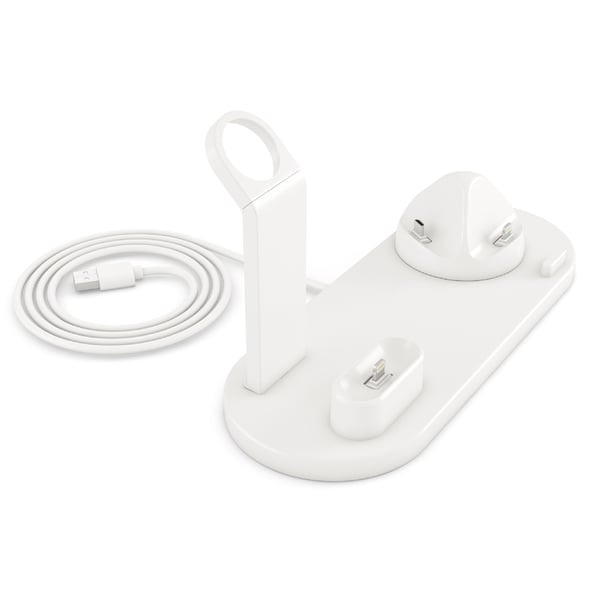 Praktiskt 3-1 Laddare Lightning, Micro USB, Type-C