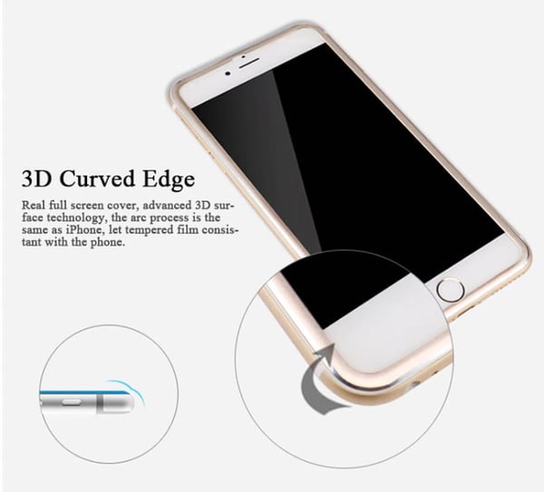 iPhone 6/6S (3-PACK) ProGuard Skärmskydd 3D med RAM