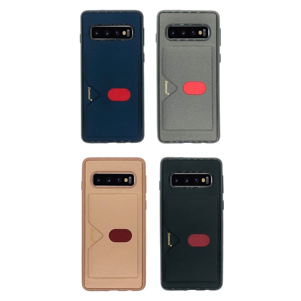Samsung Galaxy S10 Plus - Skal med Kortfack (HANMAN)