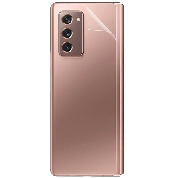 2-PACK 4-in-1 Galaxy Z Fold 2 Skärmskydd 2.5D Kameralinsskydd
