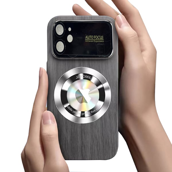 iPhone 12 - Trätexturerat Magsafe Trådlöst Laddningsskal