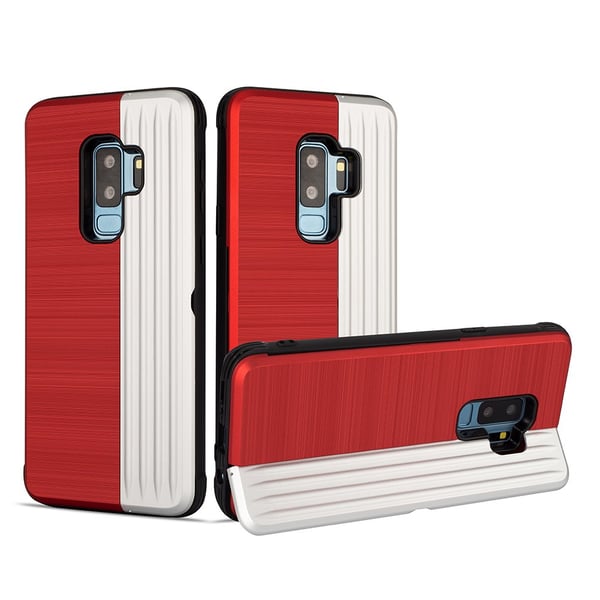 LEMAN Skal med Korthållare - Samsung Galaxy S9+