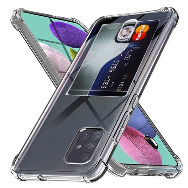 Stötdämpande Skal med Kortfack - Samsung Galaxy A51