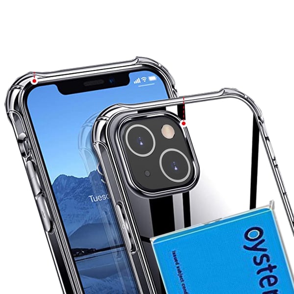 iPhone 13 Mini - 1 Set Skal med Korthållare och Skärmskydd