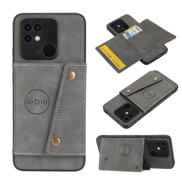 Xiaomi Redmi 10C - Praktiskt Skal med Korthållare