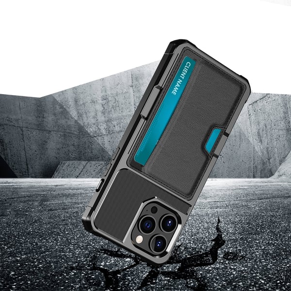 iPhone 15 Pro Wallet Case - Tunt & Smidigt
