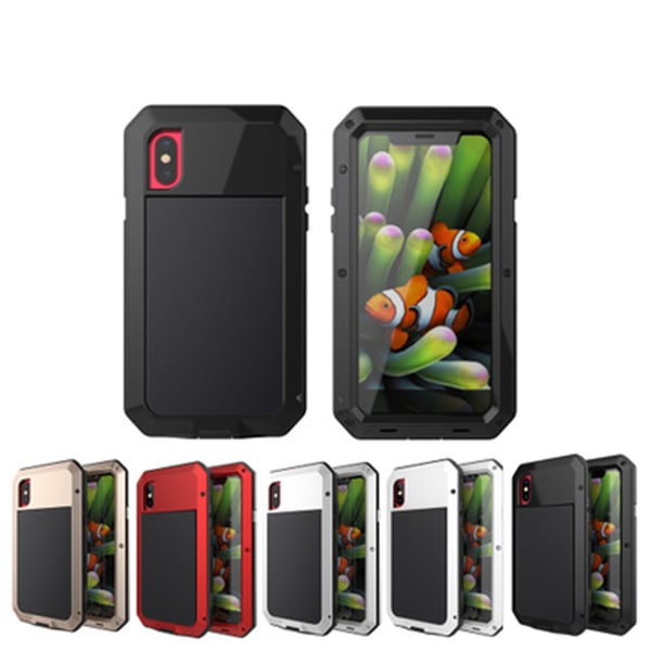 iPhone XS Max - Heavy Duty Skyddande Skal i Aluminum (EXXO)