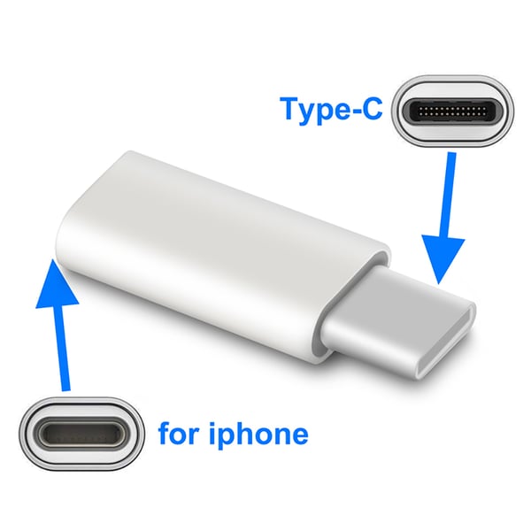 Adapter iPhone till USB-C USB 3.0 PLUG AND PLAY