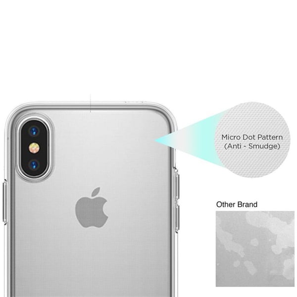 Crystal-Fodral med Touchsensorer (Dubbelsidigt) iPhone X/XS