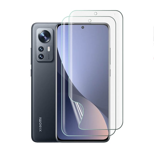 2-PACK Xiaomi 12 Pro Hydrogel Skärmskydd HD 0,2mm