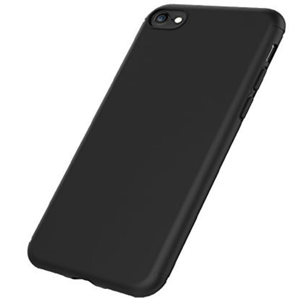 iPhone 7 - Mattbehandlat Silikonskal & Mjukt Skärmskydd
