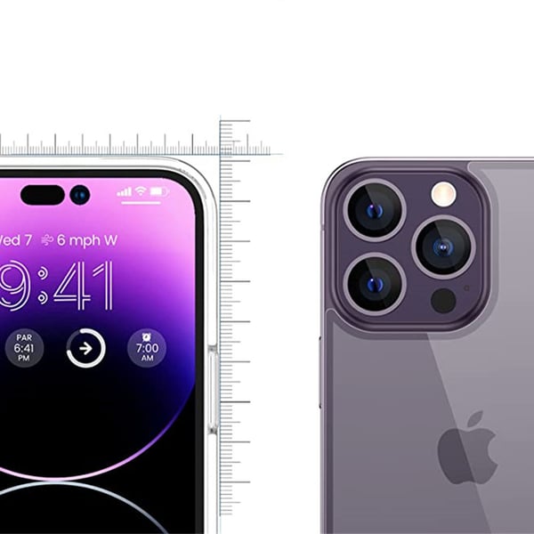 3-PACK 1 Set iPhone 14 Pro Fram- & Baksida Sk�rmskydd 0,3mm