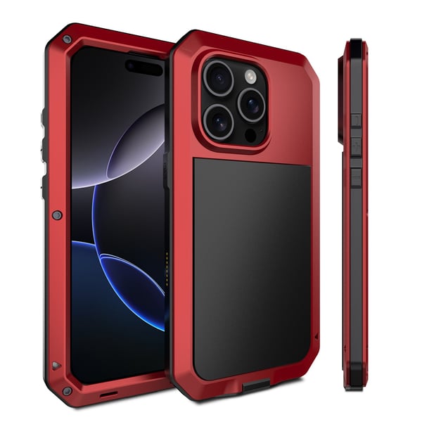 iPhone 16 Pro - Skyddande HEAVY DUTY Aluminium Skal