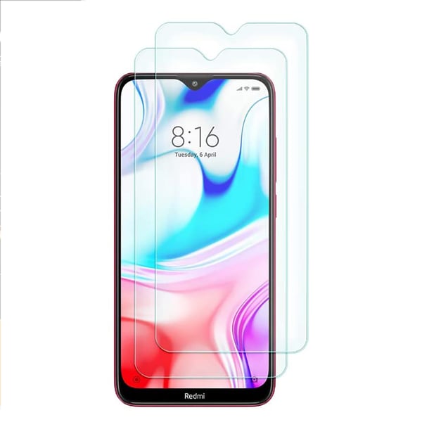Xiaomi Redmi 9C NFC Sk�rmskydd och Kameralinsskydd (2-pack)