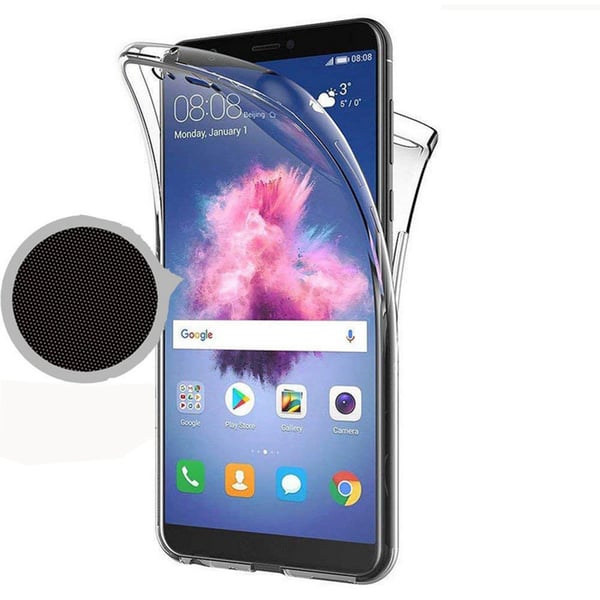 Huawei P20 Lite Dubbelsidigt silikonfodral med TOUCHFUNKTION
