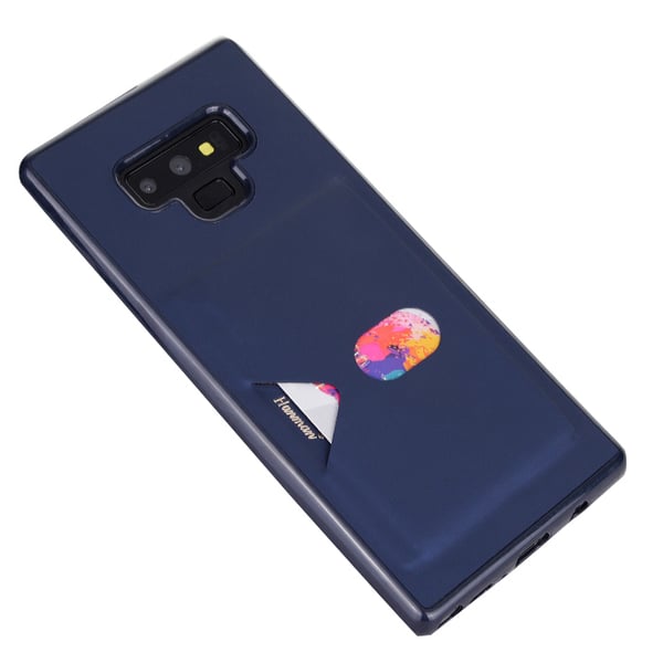 Elegant Hanman Skal med Kortfack - Samsung Galaxy Note 9