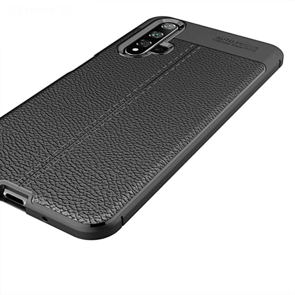 Kraftfullt Litchi Skal - Huawei Nova 5T