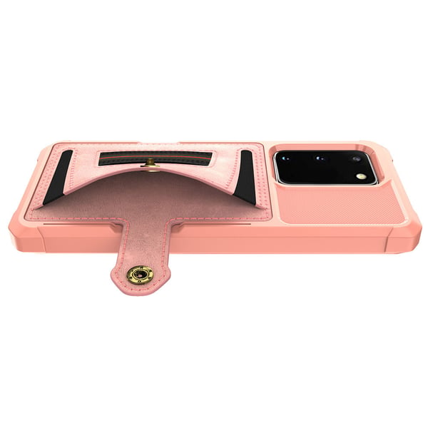 Samsung Galaxy S20 - Praktiskt Stilrent Skal med Kortfack