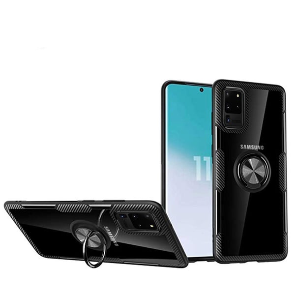 Samsung Galaxy S20 Ultra - Skyddande Skal med Ringhållare