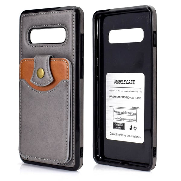 Genomtänkt Skal med Korthållare - Samsung Galaxy S10 Plus