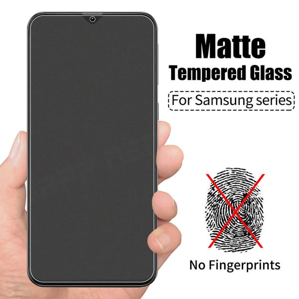 A51 Anti-Fingerprints 2-PACK Skärmskydd 9H 0,3mm