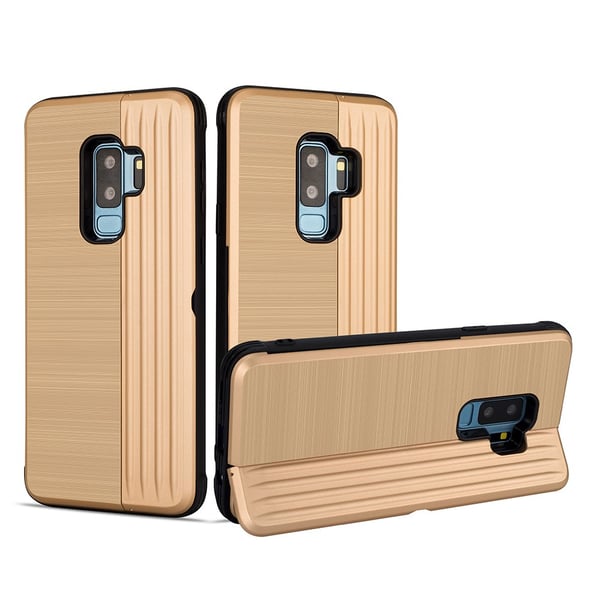 Samsung Galaxy S9+ - Exklusivt Skal med Korthållare (LEMAN)
