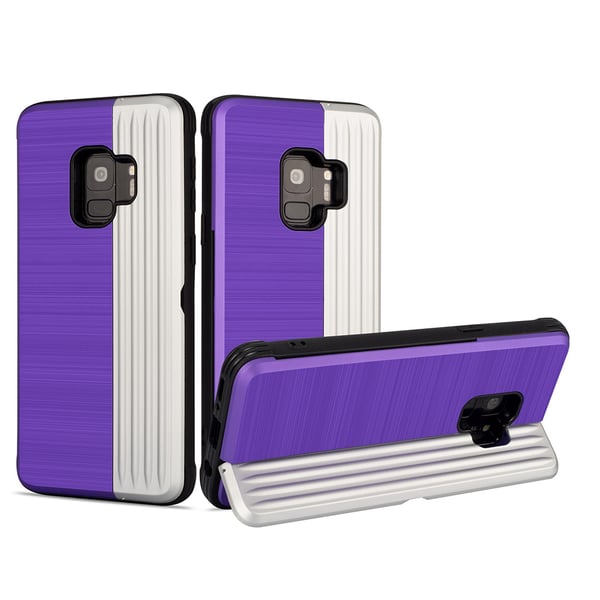 Klassiskt Skal med korthållare från LEMAN - Samsung Galaxy S9
