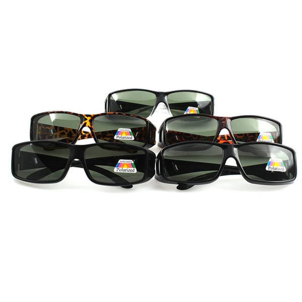Solglasögon Polarized Överdrag för vanliga Glasögon