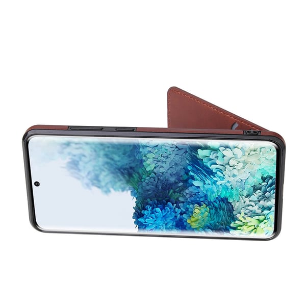 Samsung Galaxy S20 - Praktiskt Stilrent Skal med Kortfack