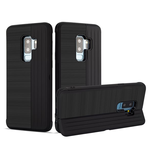 Samsung Galaxy S9+ - Exklusivt Skal med Korthållare (LEMAN)