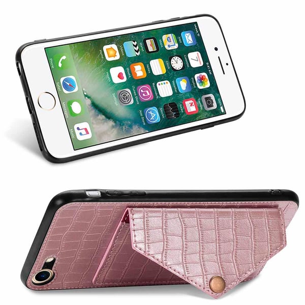 iPhone SE 2020 - Professionellt Stilrent Skal med Kortfack