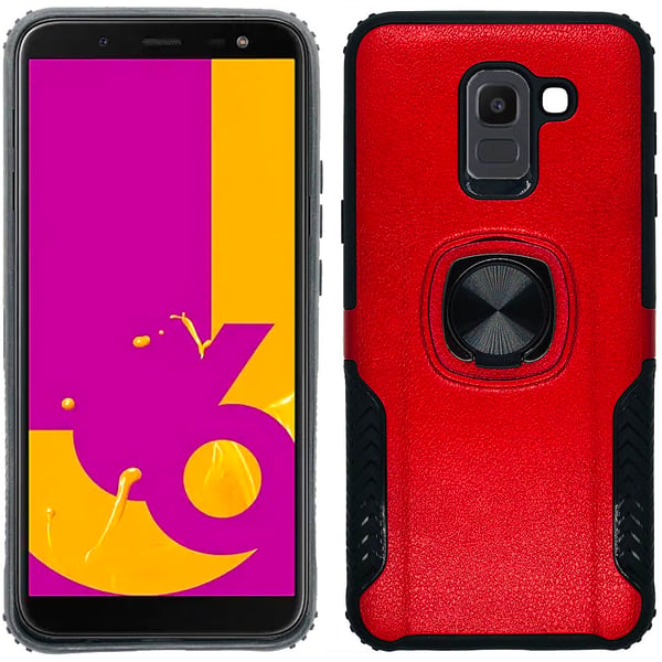 Samsung Galaxy J6 2018 - Skal med Ringhållare