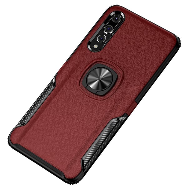Huawei P20 - Stilrent Skal med Ringhållare från LEMAN