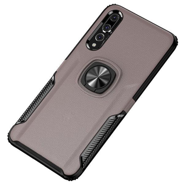 Huawei P20 - Stilrent Skal med Ringhållare från LEMAN