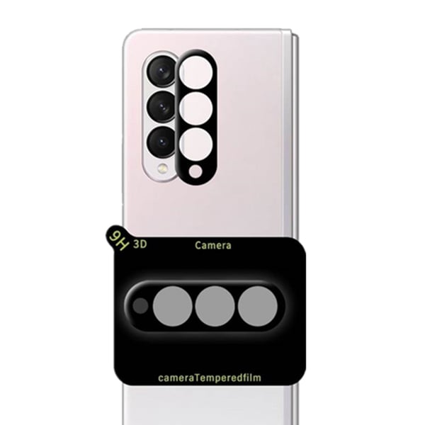 2-PACK Samsung Galaxy Z Fold 3 Kameralinsskydd 2.5D HD