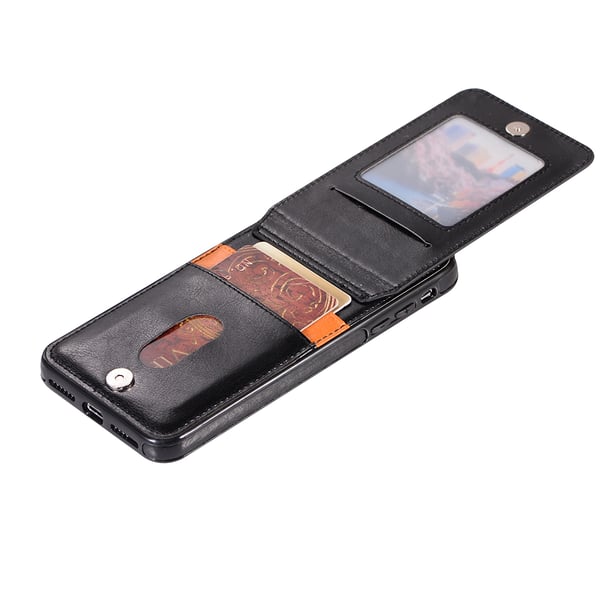 Praktiskt Skal med Kortfack iPhone XS Max (LEMAN)