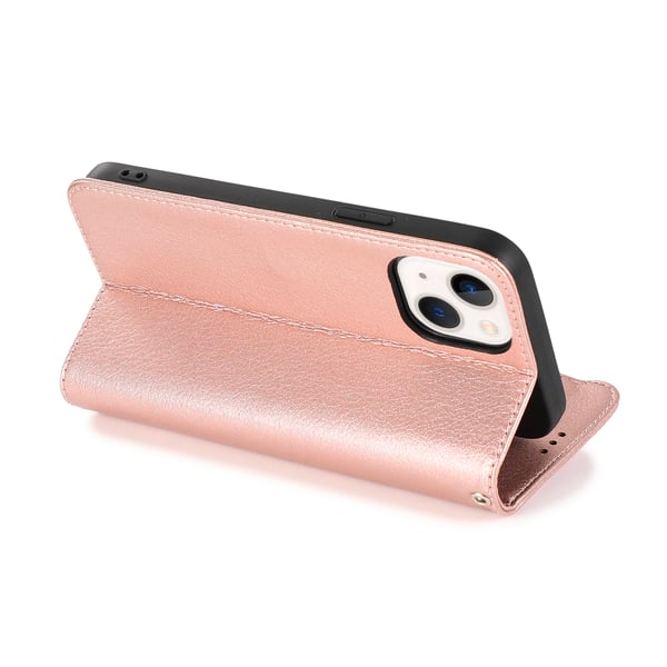 iPhone 15 Plånboksfodral med dragkedja - Praktiskt Flip-fodral