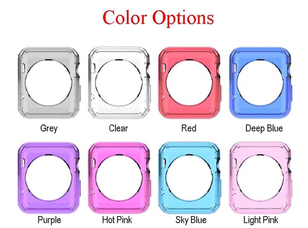 Apple Watch 42mm - ProGuard Originalskal (Silikon) CRYSTAL