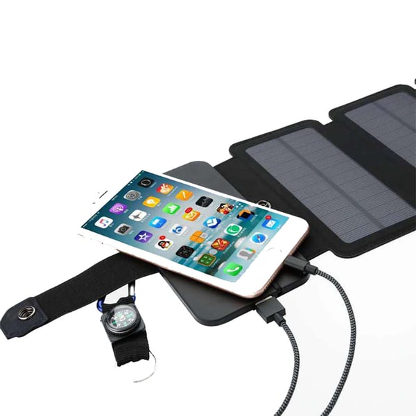 Praktiskt Solcell Överlevnads Powerbank Laddare