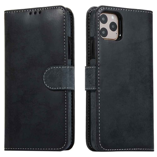 iPhone 11 Pro Max - Praktiskt LEMAN Plånboksfodral