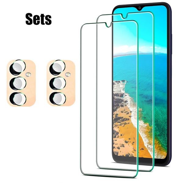 2-PACK Galaxy A13 4G Skärmskydd + Kameralinsskydd HD 0,3mm